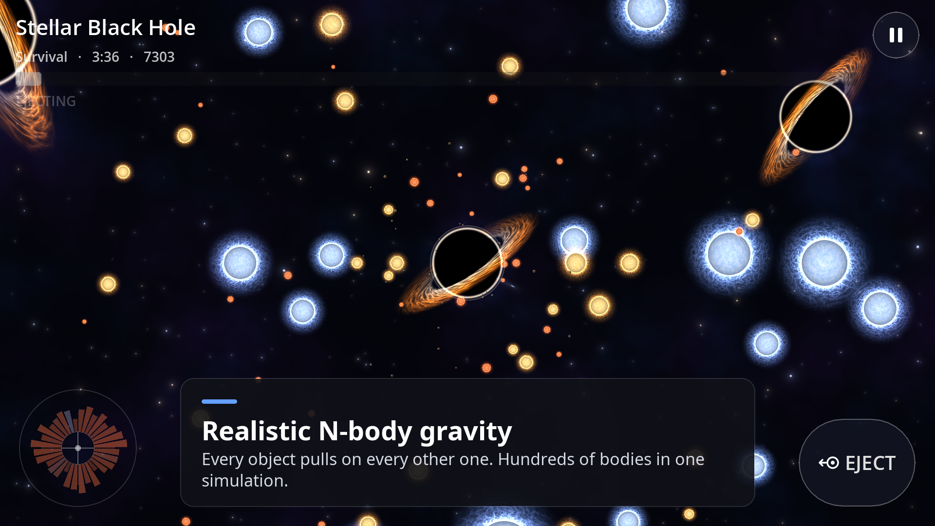 A stellar black hole