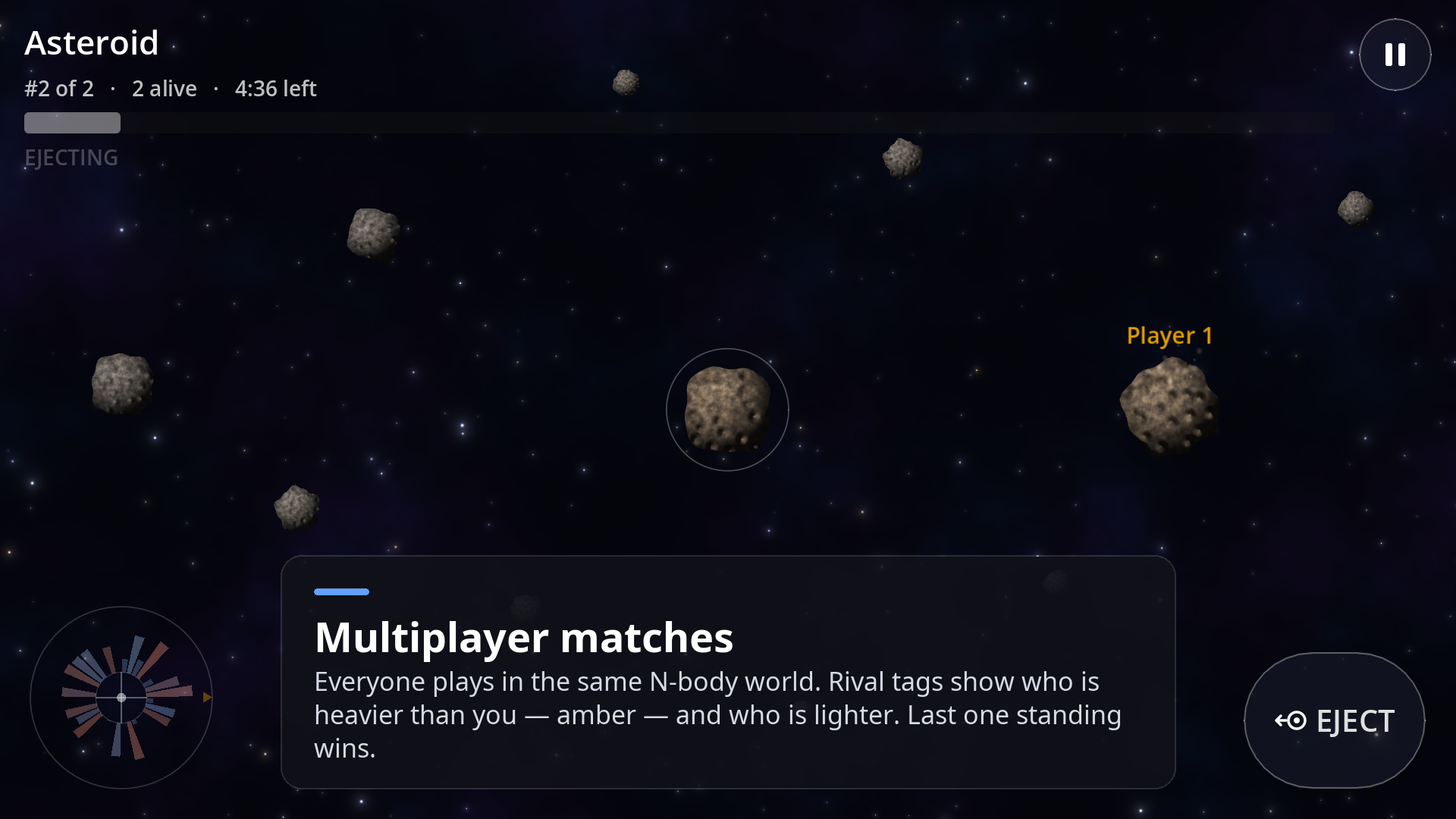 A two-player match